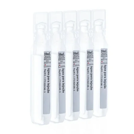 Água p/ Injeção 10ml - Equiplex - Blister c/5 unds