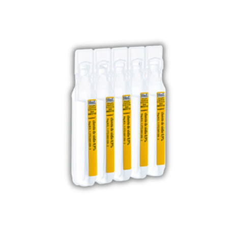Cloreto de Sódio 0,9% 10ml - Equiplex - Blister c/ 5 unds