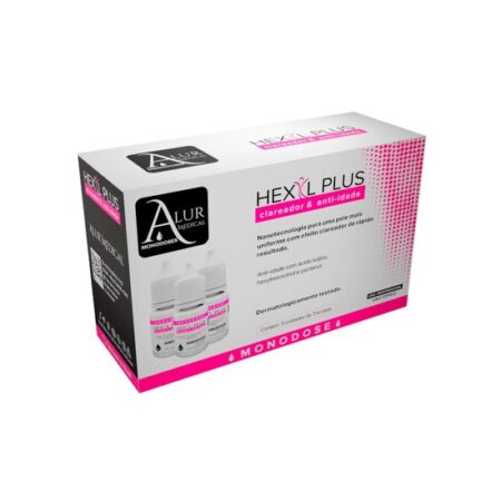 Kit Sérum Clareador e Anti-Idade Monodose Hexyl Plus