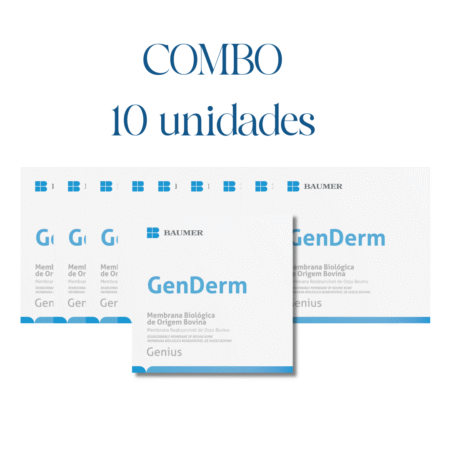 Combo Membrana Genderm 20x20mm - 10 unds
